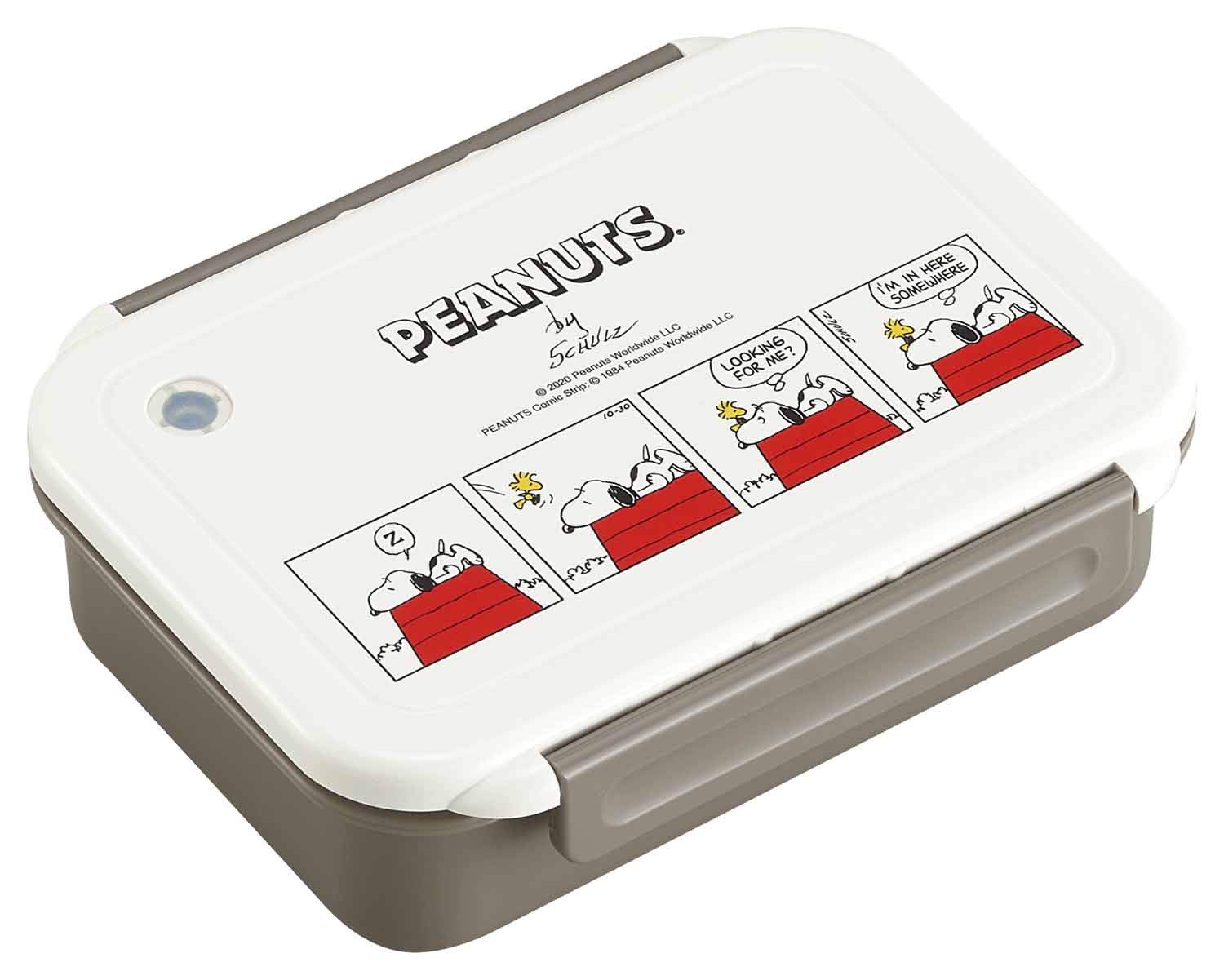 

OSK Snoopy Peanuts Bento Lunch 500ml Easy to Made in Dishwasher Box, [Divided, Clean, Locking], Japan, Safe, PCL-1