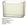 Yousheng Cooling Clear Storage Boxes Extra-Thick Shatterproof PET Containers with Handles Stackable Refrigerator