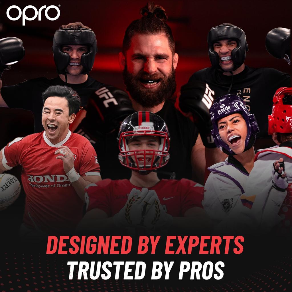 OPRO Sports Mouthguard Custom for Martial Mouthguard "Instant Fit" Sports, Arts, Rugby, Boxing, Youth/Junior (Kids/Clear)