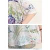 DIMANAF 2026 Plus Size Summer Beach Women T-Shirts Casual Lady Tops Tees Shirt Oversize Loose Floral Print Tunic Knitted