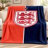 England National Football Team Blanket Flannel Blanket Soft Cozy Plush Throw for Sofa Bed Lightweight Home Decoration Outdoor Camping