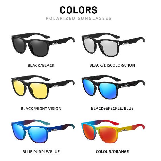 QUISVIKER Nuevas gafas de sol polarizadas unisex gafas de sol de moda UV400 Gafas de pesca