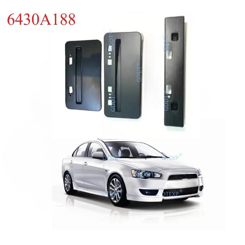 6430A188 Front Bumper Side License Plate Frame for Lancer CX CY CZ for Lancer GT EVO X 2008- 1 Piece