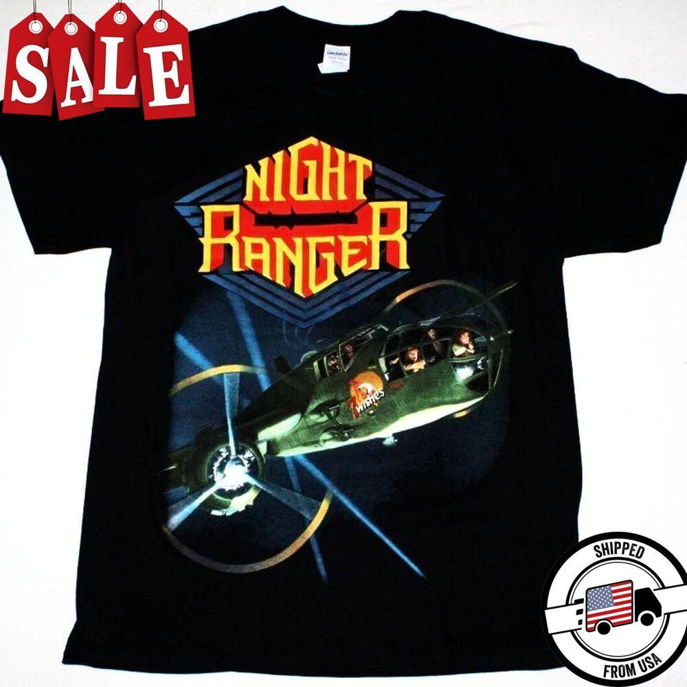 SALE Rare Night Ranger Cotton Men All Size Unisex T-Shirt XL