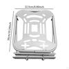 Bike Rear Trunk Bracket Extension Mounting Plate Adapter Metal Easy Installation Mount