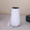 Boccale da birra per vino in acciaio inossidabile resistente al calore a forma di U da 180 ml con guscio d'uovo con coperchio resistente agli schizzi Design portatile ergonomico per bere facilmente