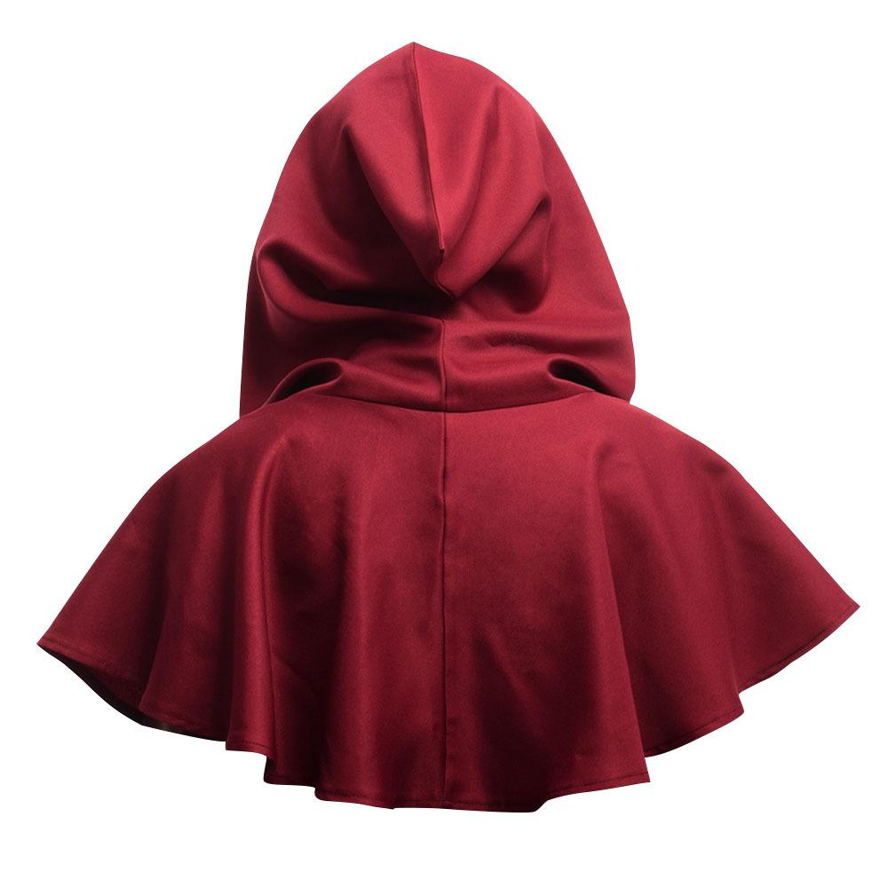 Halloween Fashion Medieval Hood Costume Cape Dress Up Halloween Capelet Cosplay Costume Cloak Cape for Women and Men