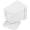 10/20pcs 7cm White Plastic Square Plant Pots with Drainage Trays - Ideal for Succulents, Office Desktop Gardening Balcony Decor