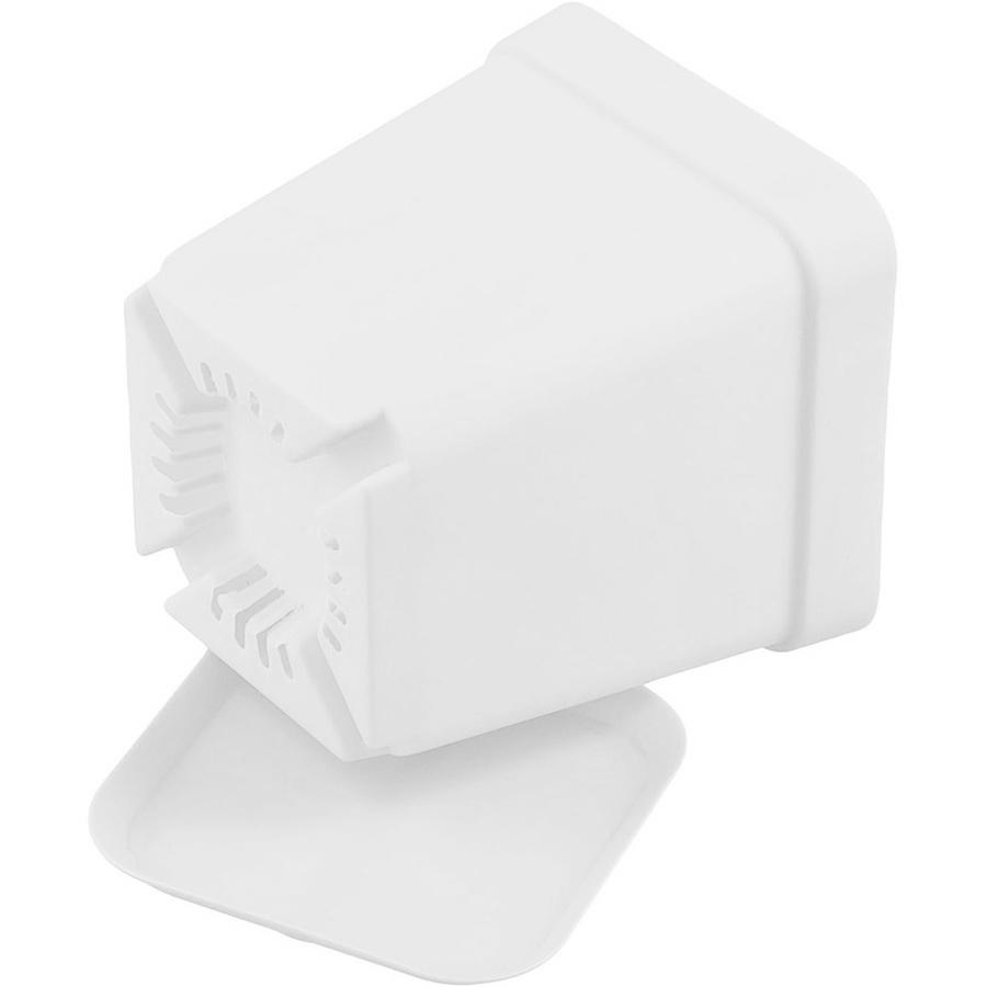 10/20pcs 7cm White Plastic Square Plant Pots with Drainage Trays - Ideal for Succulents, Office Desktop Gardening Balcony Decor
