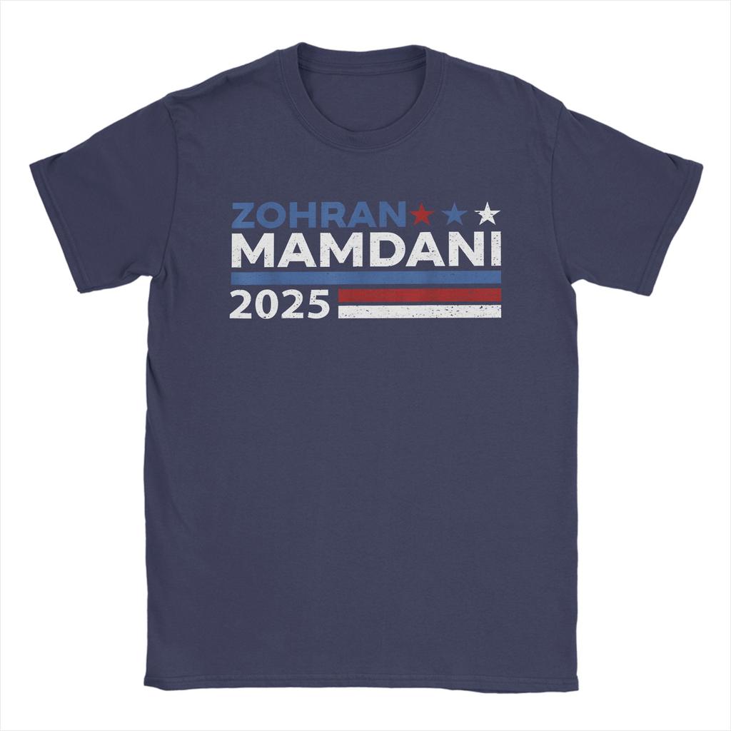 Zohran Mamdani 100 Cotton T Shirt For Men Summer  Y2K Funny T-Shirts O Neck Trendy Cool Tees Oversize Printed Tops