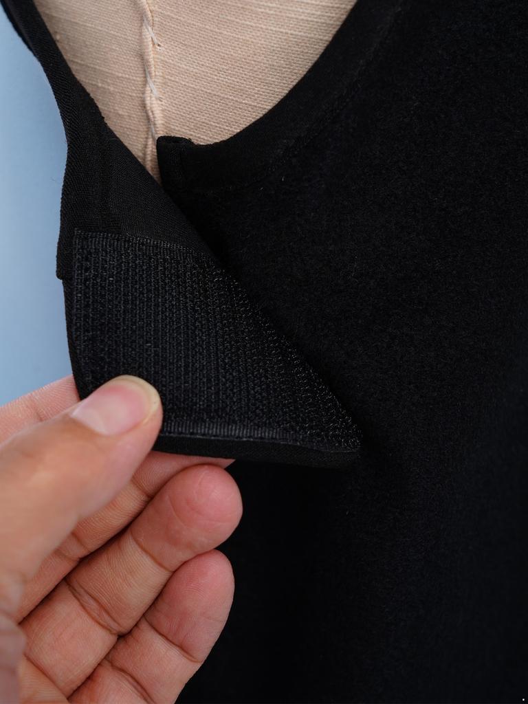 Gilet Sensoriale Compressivo in Rete Traspirante Unisex per Bambini con Chiusura Regolabile a Velcro e Imbottitura Frontale