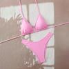 2026 European and American Women's Sexy Split Strap Bikini Swimwear