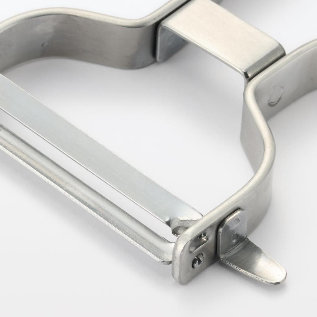 Japanese MUJI Stainless Leather Puller Silver 7.5cm