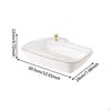 Fruit Bowl with Lid Decorative Dish Food Serving Tray Holder for Home Office