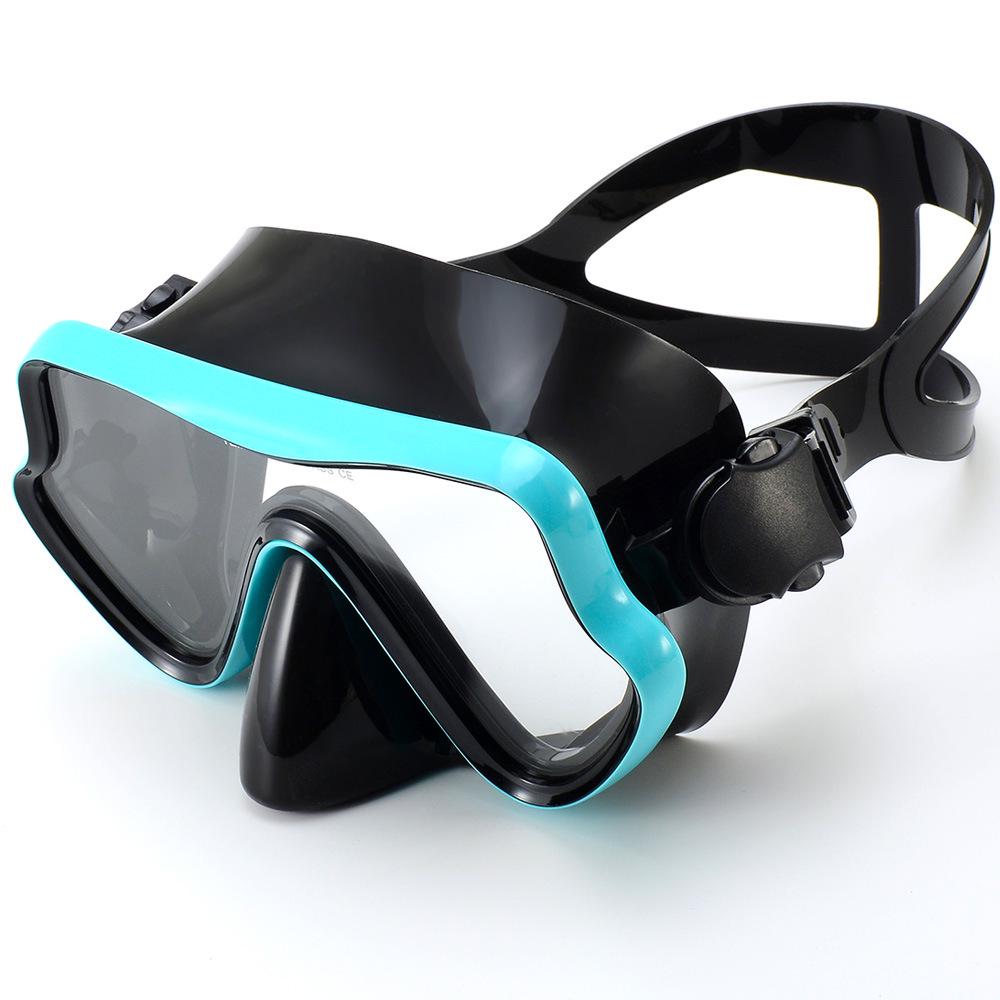 Cross-Border Anti-Fog Diving Goggles: Large Frame, Full Dry Silicone Snorkeling Mask for Adults