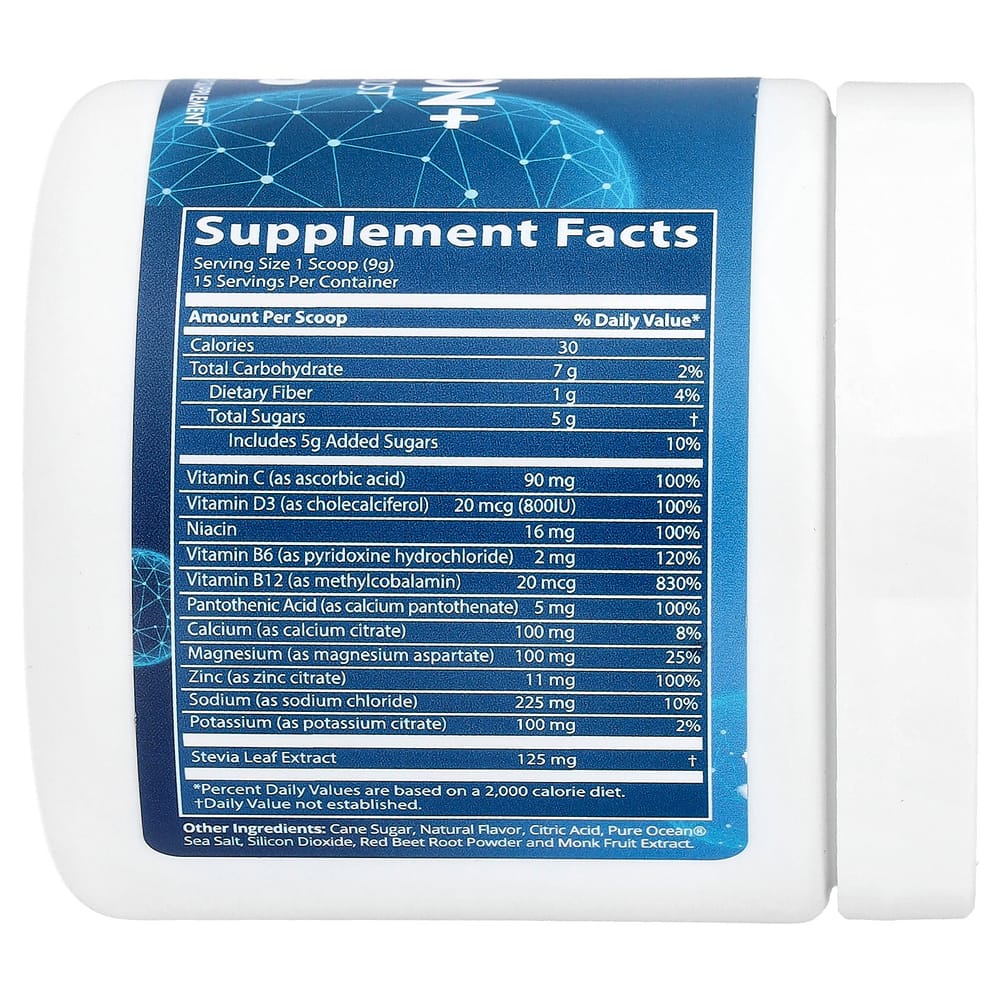 MRM Hydration+ Electrolyte Booster Blueberry Acai 135g (4.76oz)