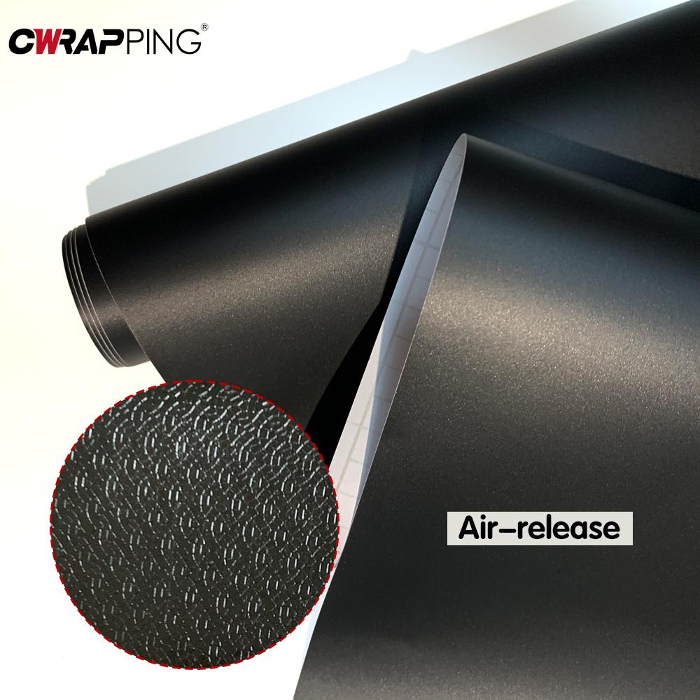 Matte Black Vinyl Wrap Customizable Car Film Covering Roof Hood Protection Films Matte Black Car Stickers Vinyl for Motorcycle