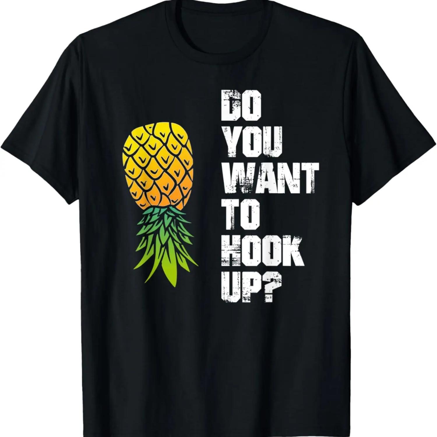 Swingers Pineapple Funny Quote T-Shirt S