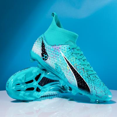Erkek Futbol Ayakkabıları Uzun Çivili Futbol Kramponları Kapalı Alan Spor Ayakkabıları Profesyonel Futbol Ayakkabıları Dropshipping Unisex Nefes Alabilir Yumuşak