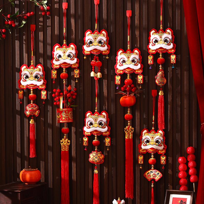 New Year Decoration Horse Year Door Tassel Pendant Chinese Spring Festival Hanging Decoration Tet Hanging Ornament