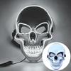 LED Glowing Skull Mask Halloween Mask Terror Mask Cold Light Mask Role Playing Masquerade Ball