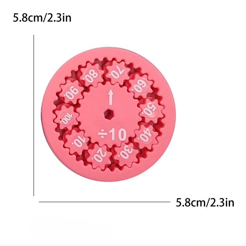 1Pcs Math Fidget Spinners Desktop Math Game Addition Subtraction Multiplication Division Math Games Party Favors for Kids Gift