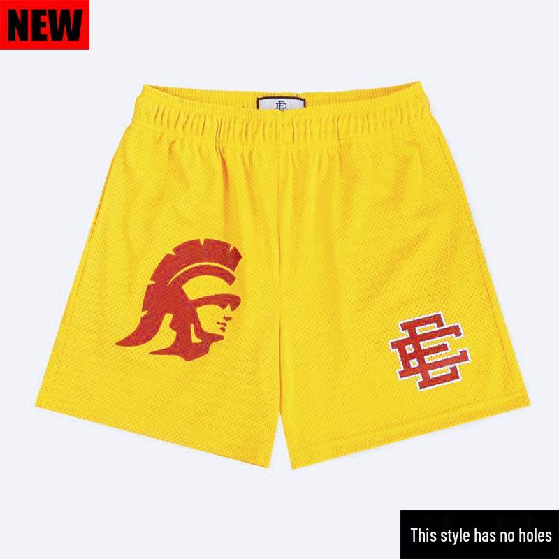 Unisex Amerikanische EE Schnelltrocknende Mesh-Sportshorts zum Laufen & Radfahren - Oberhalb des Knies