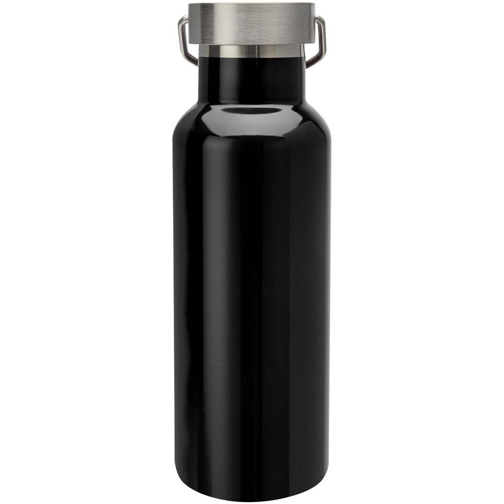 RCS-certified stainless steel water bottle, 500 ml "Thor" Deep Black