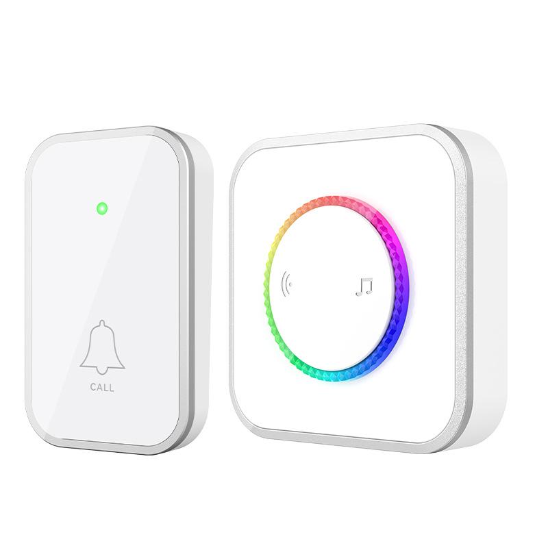 Ultra-Long Range Wireless Doorbell with Flashing Light & Remote Control for Seniors