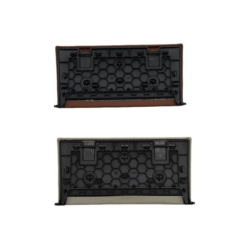 For A6 C8 2013-2024 Car Rear Armrest Box Trim Cover Storage Box Trim Plate Cover Molding Brown