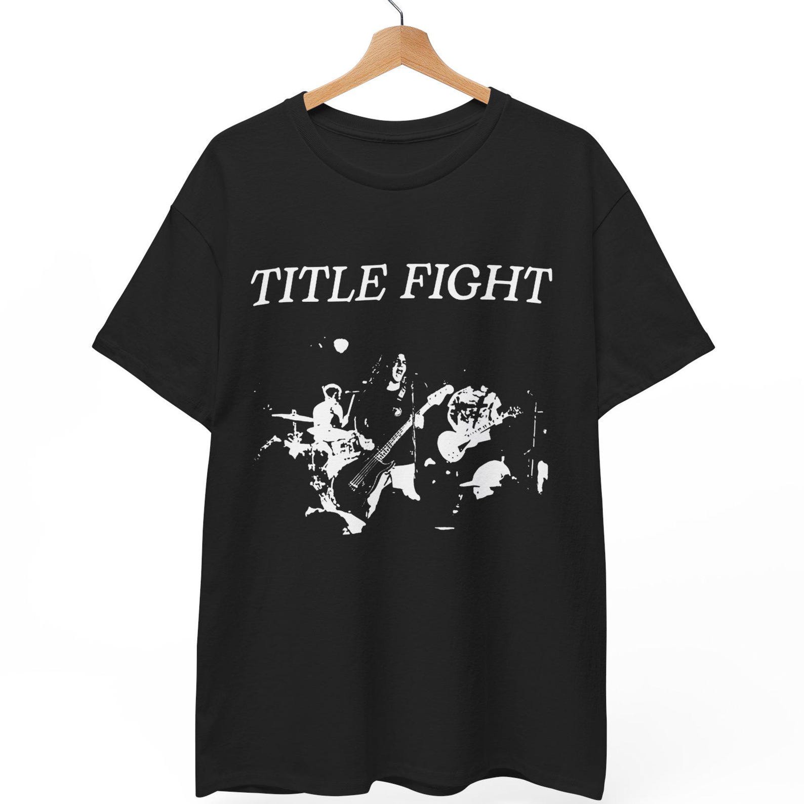 Title Fight Band T-Shirt, Live Graphic Tee, Emo Pop Punk Merch 4XL