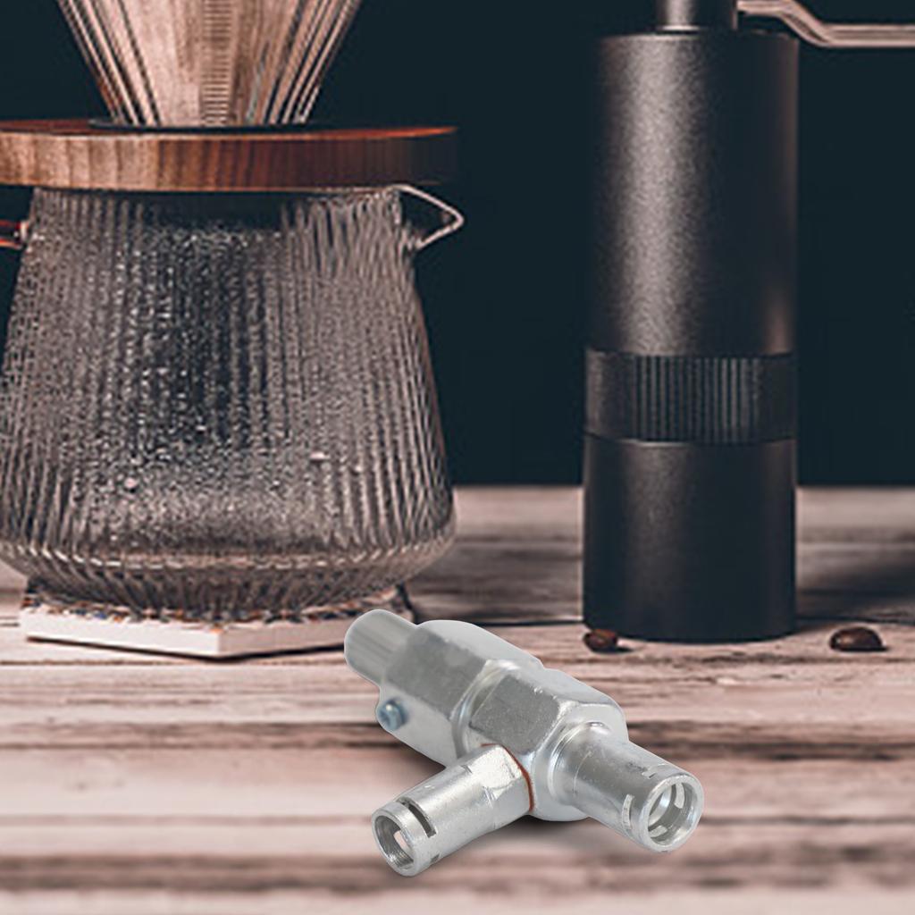 Coffee Maker Steam Valve Adapter Lightweight Aluminum Alloy for Easy Handling