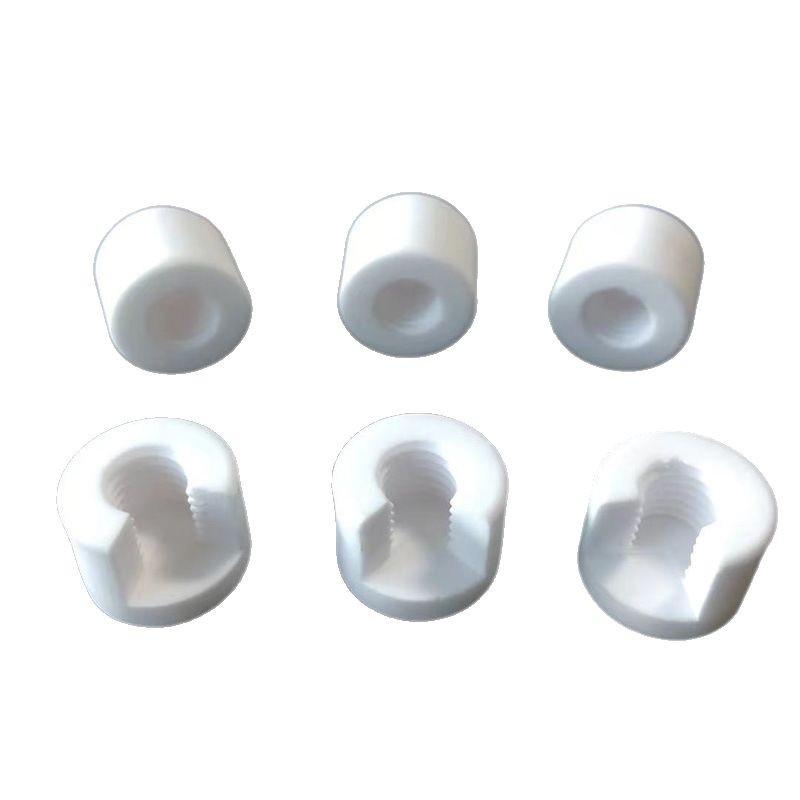 Alumina Ceramic Parts with Spiral Grooves, C-shaped Openings & Irregular Shapes