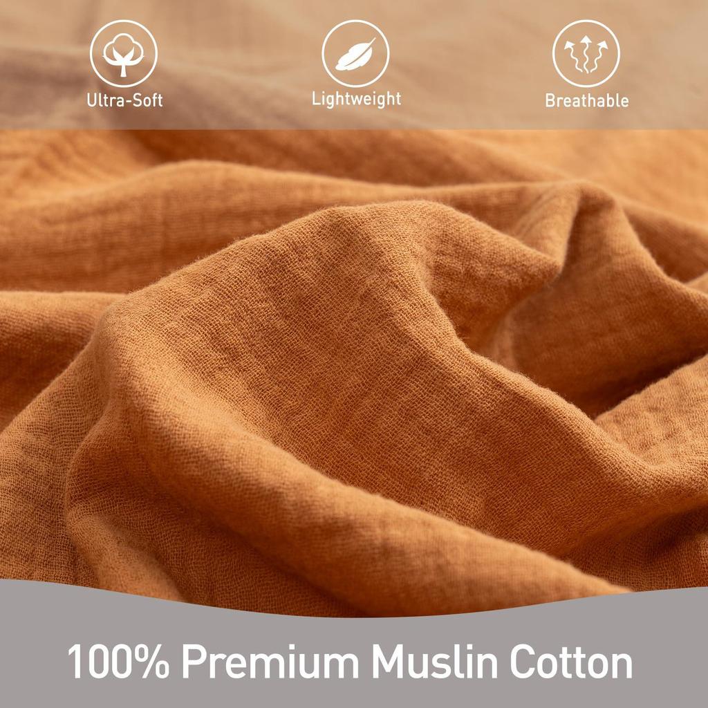 Newborn Muslin Swaddle: Soft, Breathable Blanket for Wrapping, Burping & Bathing - Perfect Baby Gift