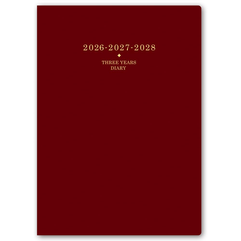 

NOLTY 2026 A5 Memory Dark 7331 Январь Планировщик, Размер, 3-летний дневник, Красный, (Начинается в 2026 году)