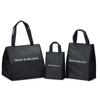 DEAN & DELUCA Cooler Bag, Black, Medium, Insulated Cooler Bag with Zipper, Compact, Perfect for Lunch Boxes