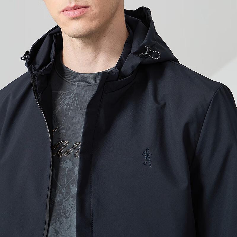 Dancing with Wolves Men's Detachable Hooded Commuter Jacket