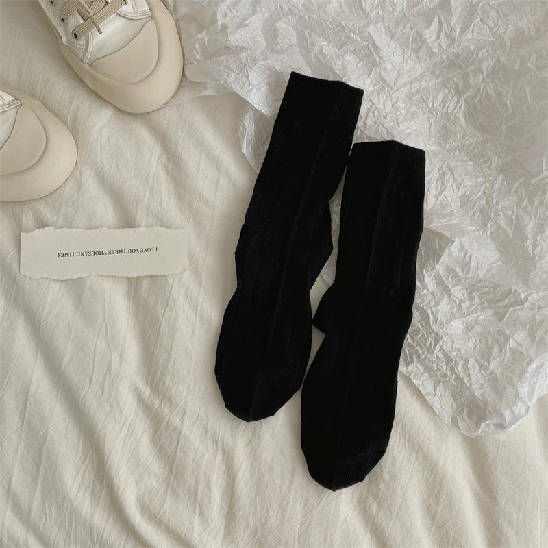 

Носки Dui Dui Ледяной шелк Летние Ажурные в форме сердца Серые Ледяные носки Женские Весенне-летние Тонкие Сетчатые Белые Носки до середины икры 1 pair чёрный