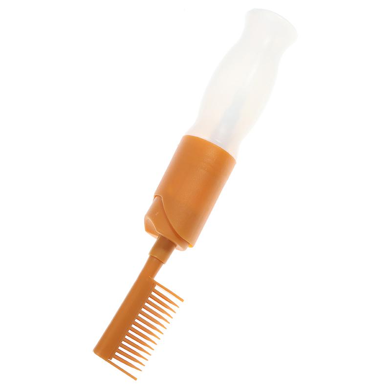 110 ml Butelka wielokrotnego użytku do farby do włosów z aplikatorem w formie grzebienia Narzędzie do stylizacji fryzur w salonie