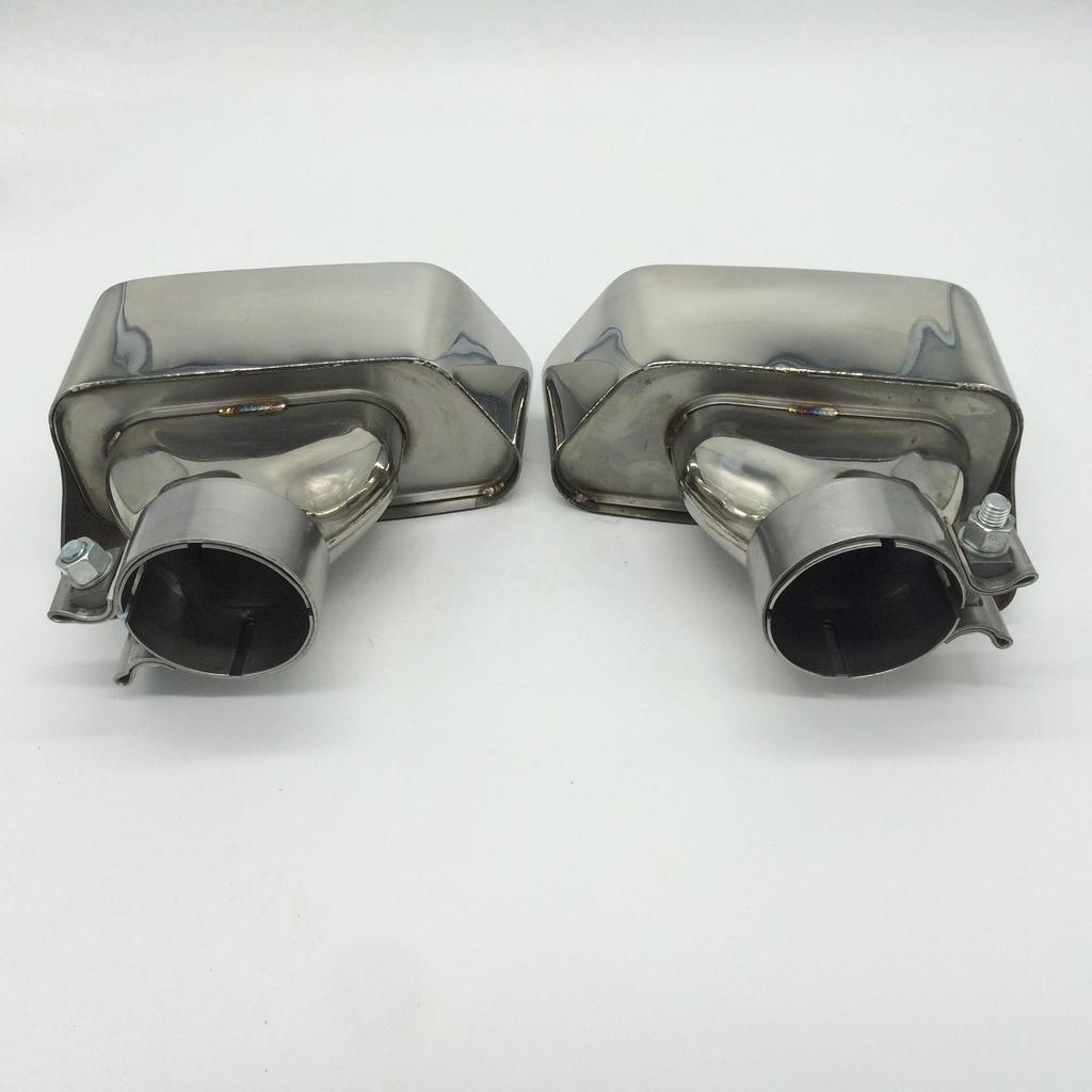 Stainless Steel Tailpipe Muffler Cover for 10-17 BMW F10/F18