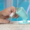 1Pc Nail Polish Holder, Spill Resistant Design - Bendable, Portable and Foldable Holder
