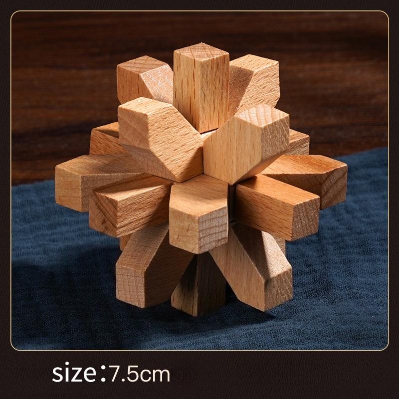 

1PC Luban Lock Children and Students Unlock Unbuckle 6-12 Years Old Puzzle Lock Toy 3