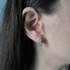 Серебряные серьги с фианитами (2207443)