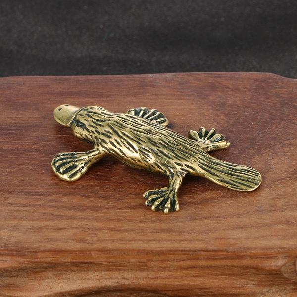 Brass Platypus Solid Copper Desktop Home Decor Ornament Copper Crafts