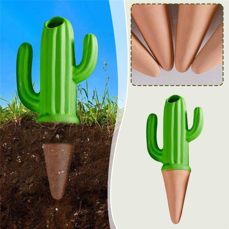 M-Modern-Cactus Shape Automatic Drip Irrigation Watering System Plant Dripper Garden Plant Watering Device