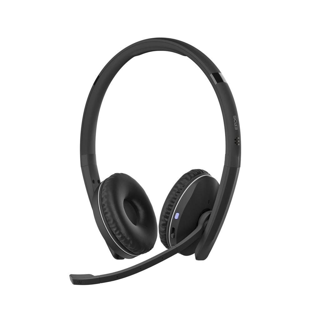 EPOS ADAPT 260 Wireless Bluetooth Headset Comfortable Black - Noise-Canceling Microphone, Multi-Device Connectivity, Long-Lasting Playback, Fit,