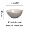 ZISIZ Simple Ceramic Salad Bowl Set