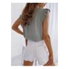 Women Summer Elegant Ruffles Sleeveless Polka Pot Lace Up Tie Bow Blouses Shirts Casual Oversize Sexy Pullover Tunic