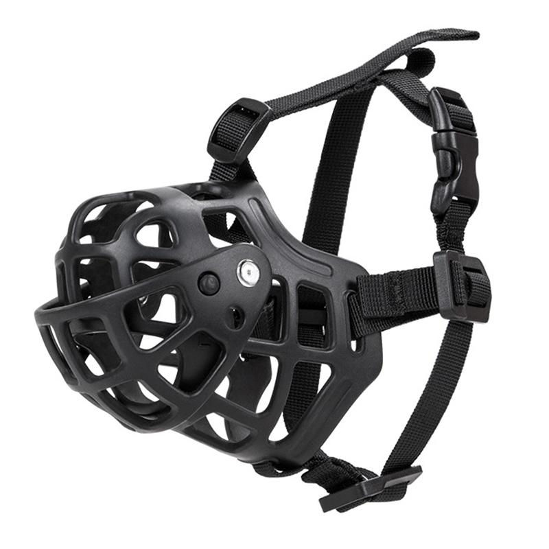 Adjustable Anti-bite Soft Silicone Dog Muzzle Pet Gift Dog Anti-barking Mouth Cover, Size M