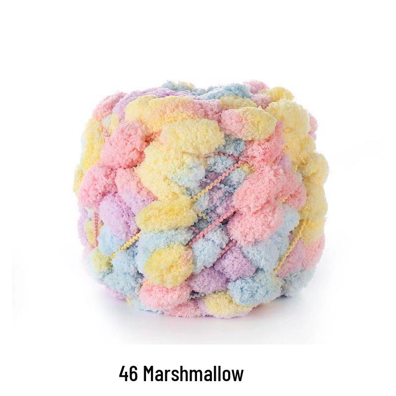 Bean Bean Hand-Knitted Thick Yarn Ball for DIY Projects: Large Ball for Carpets, Cushions, and Woven Blankets